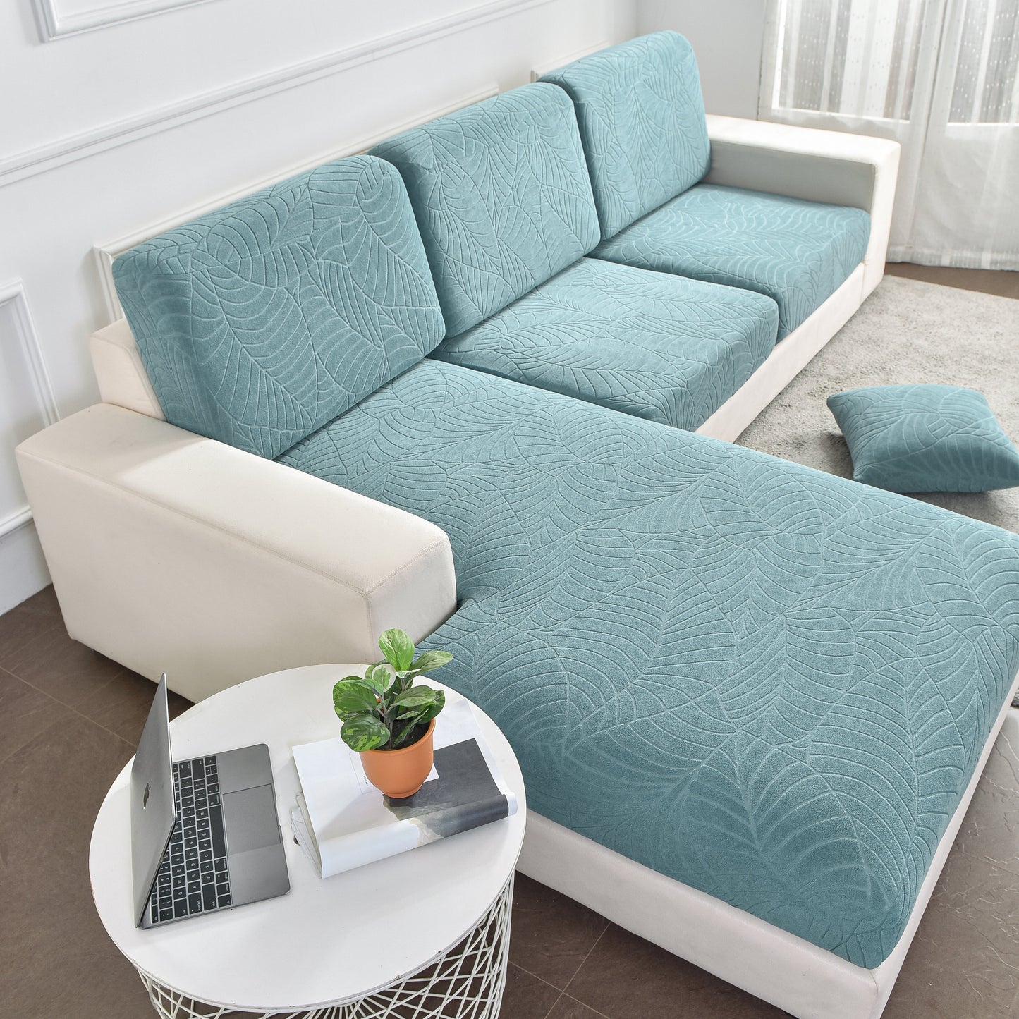 Sectional Sofa Cover (Water-Resistant) | Leaf