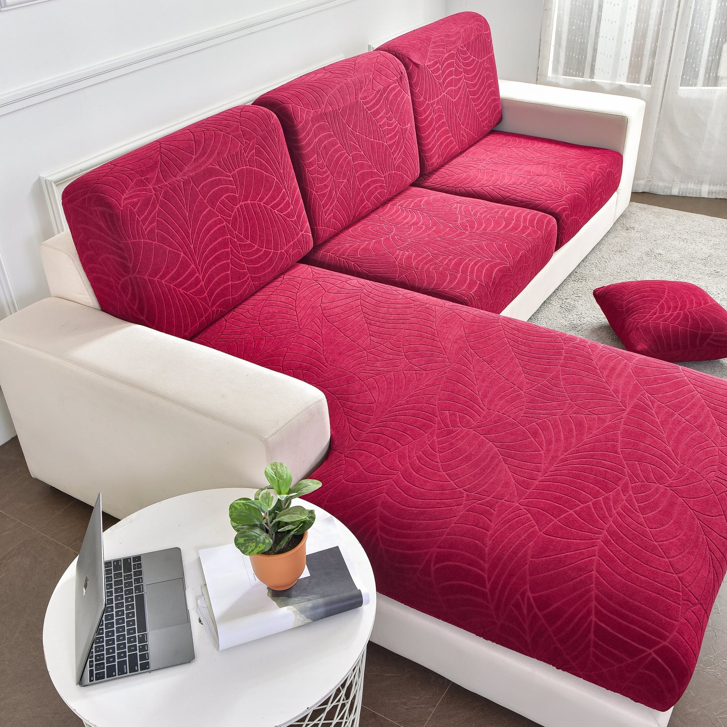 Sectional Sofa Cover (Water-Resistant) | Leaf