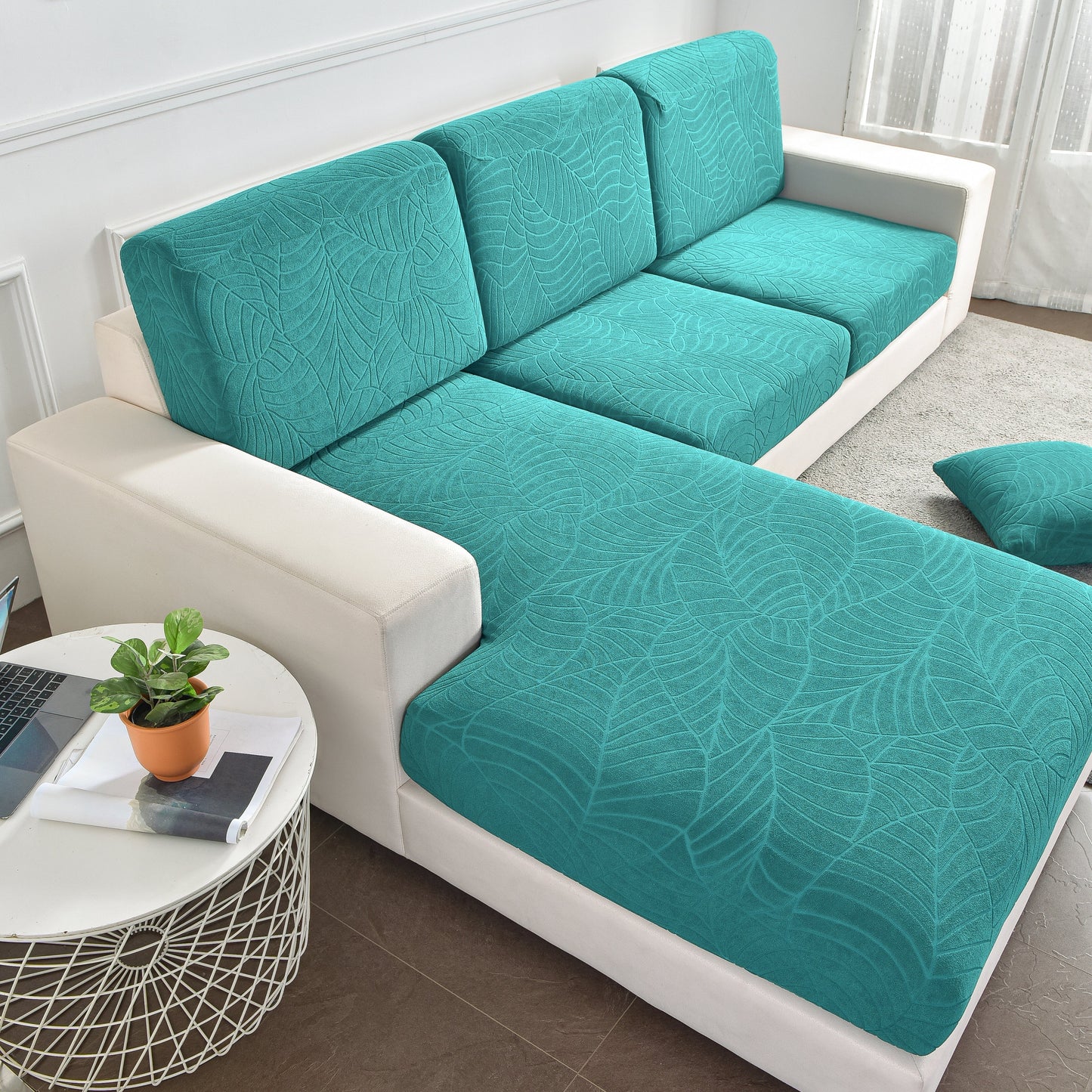 Sectional Sofa Cover (Water-Resistant) | Leaf
