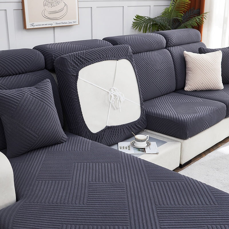 Sectional Sofa Cover | Zig Zag