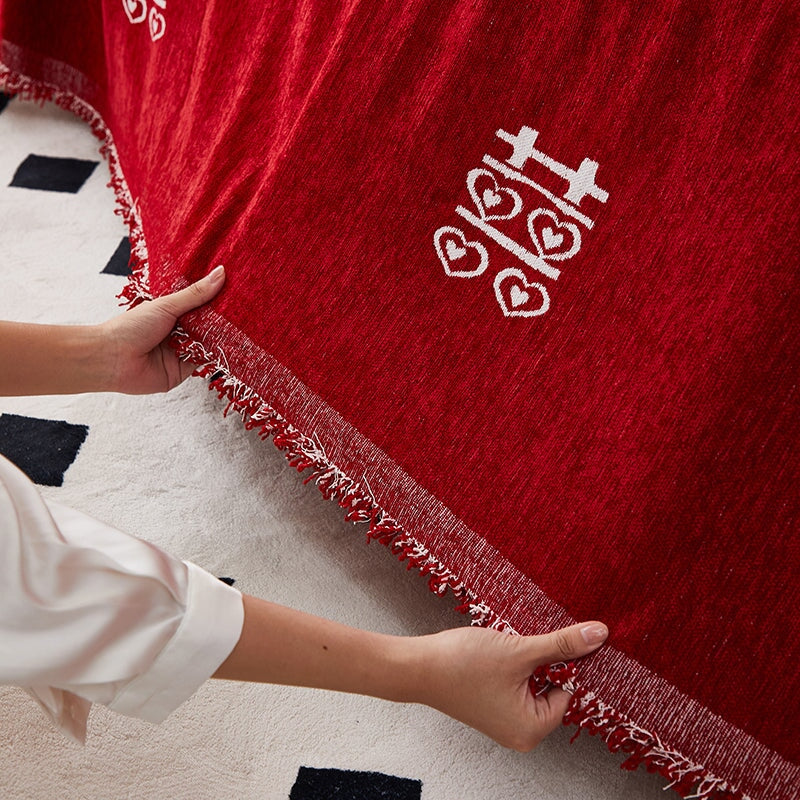 Sofa Throw Cover | Rosy