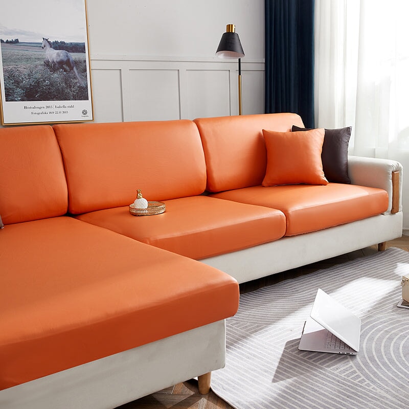 Sectional Sofa Cover (Waterproof) | Leather