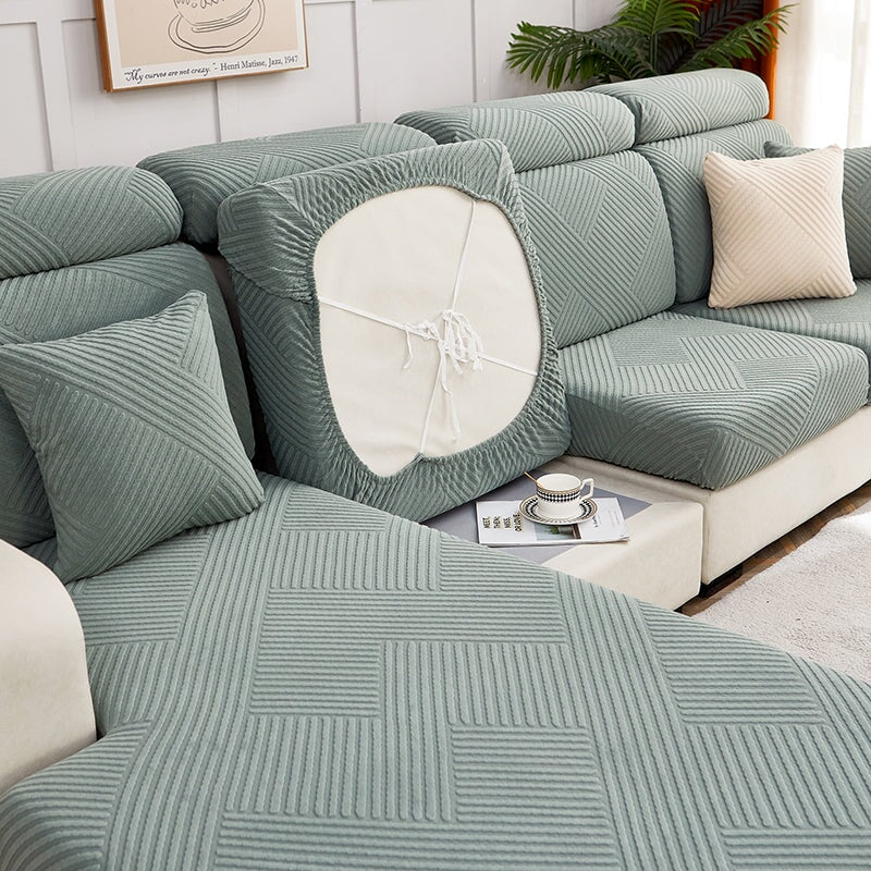 Sectional Sofa Cover | Zig Zag