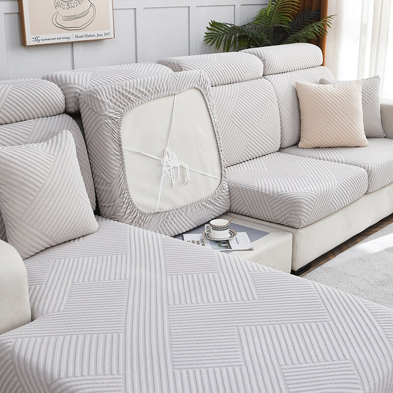 Sectional Sofa Cover | Zig Zag
