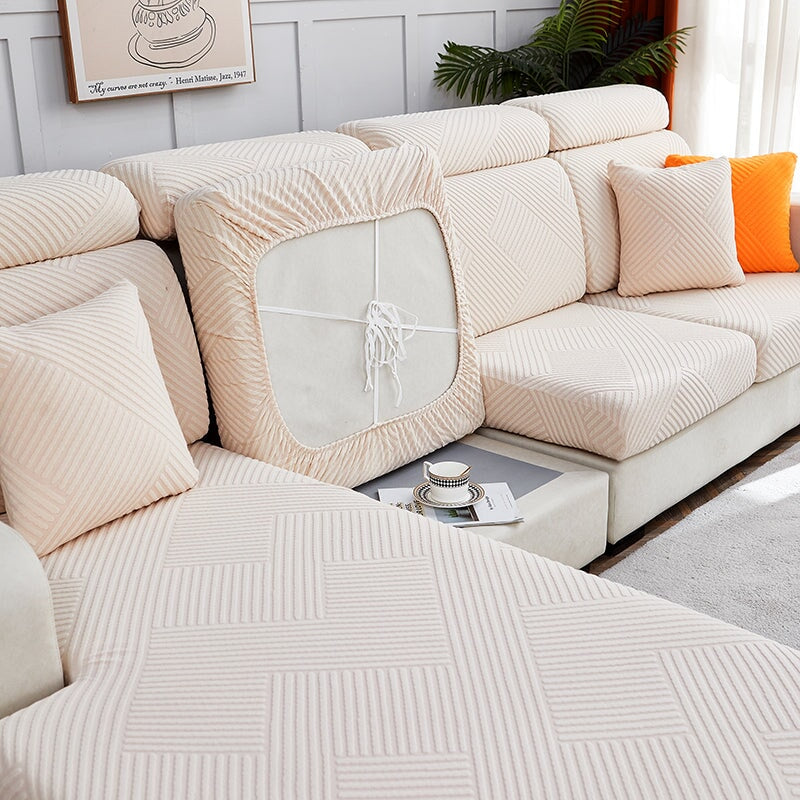 Sectional Sofa Cover | Zig Zag