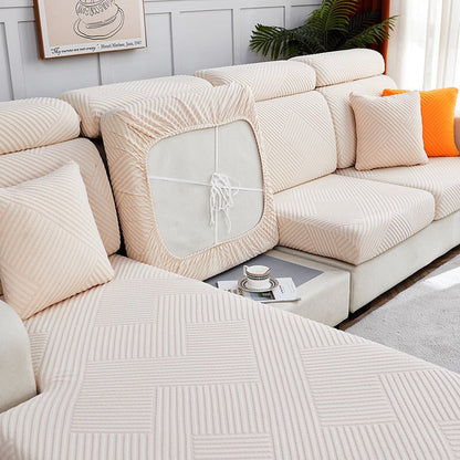 Sectional Sofa Cover | Zig Zag