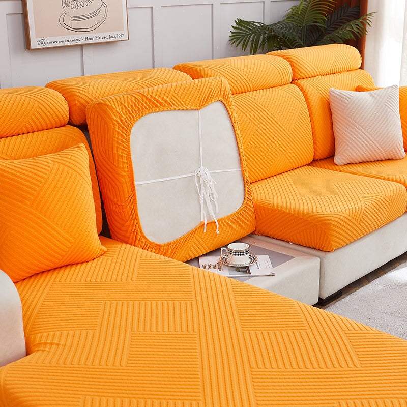 Sectional Sofa Cover | Zig Zag