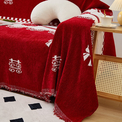 Sofa Throw Cover | Rosy