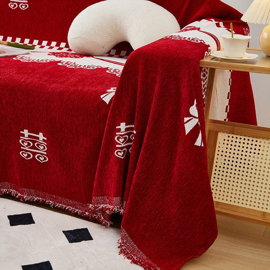 Sofa Throw Cover | Rosy