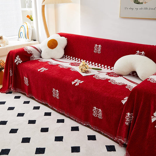 Sofa Throw Cover | Rosy